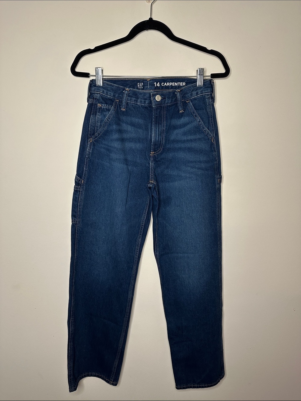 GAP Teen Dark Wash Carpenter Jeans